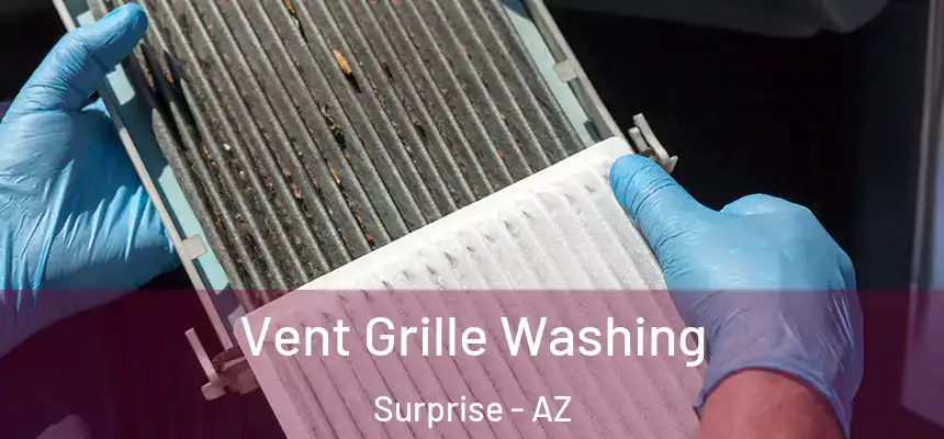  Vent Grille Washing Surprise - AZ